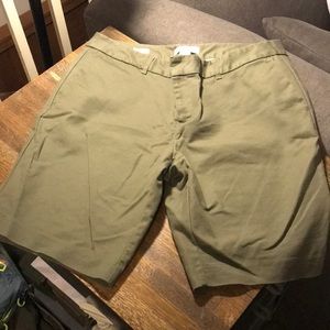 Liz Claiborne Olive Shorts